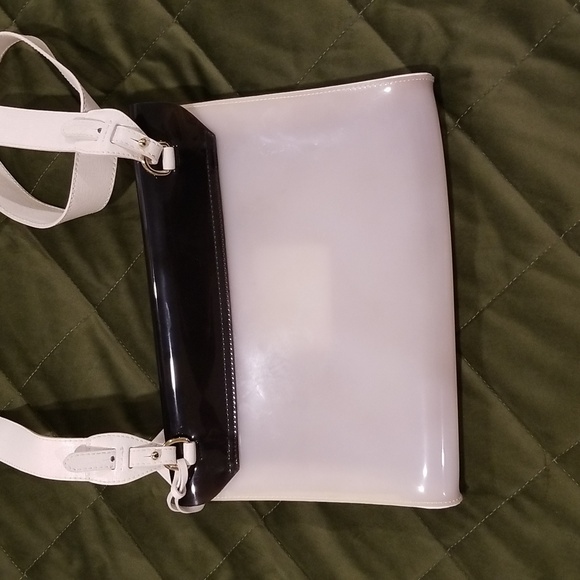 Transparent black and white Furla shoulder/cross over bag - Picture 7 of 9